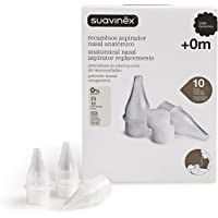 Los mejores  - Suavinex 400287 - Pack 10 recambios Aspirador nasal anatómico. para bebés +0 meses. 10 puntas blanditas + 10 Esponjitas…
